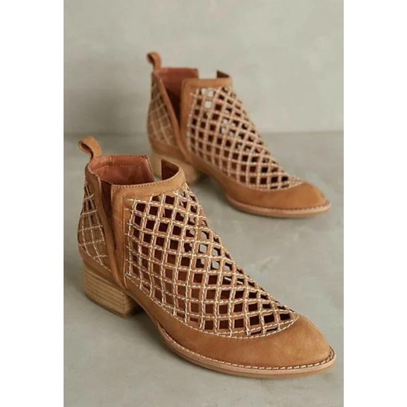Jeffrey Campbell Taggart Lattice Booties - Picture 1 of 7